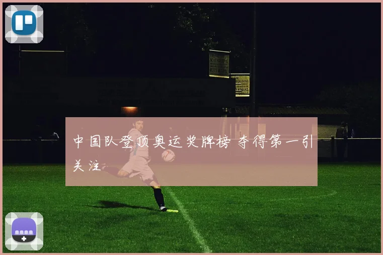 中国队登顶奥运奖牌榜 夺得第一引关注